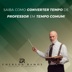 Read more about the article Conversão de tempo de professor em comum